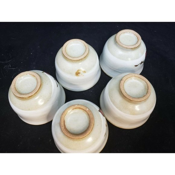 Japanese Kyusu Tea Set with Teapot, 5 Cups, Spouted Bowl, Small Dish - Picture 11 of 14